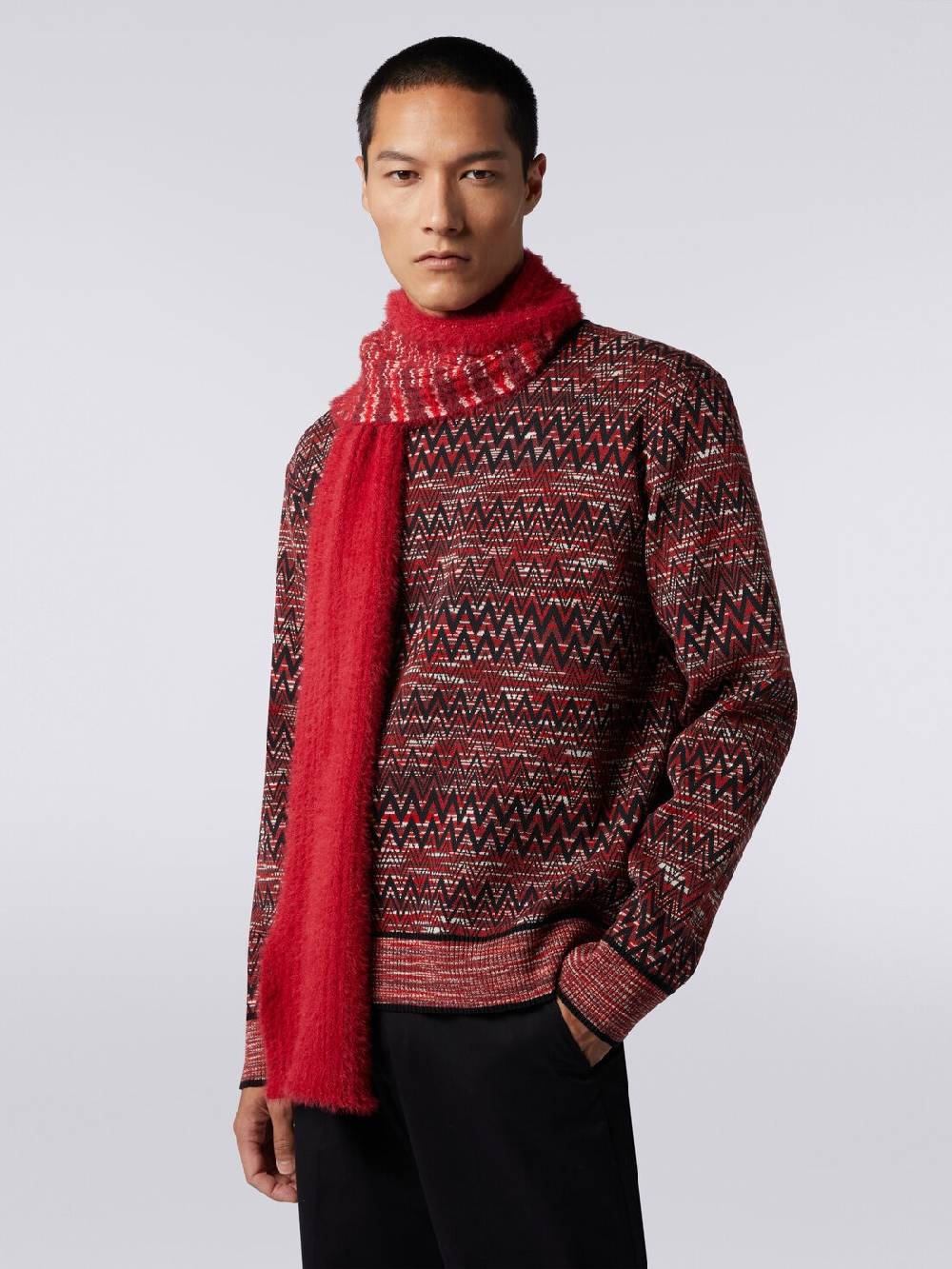 Missoni Sciarpa in misto lana a due facce In Vendita