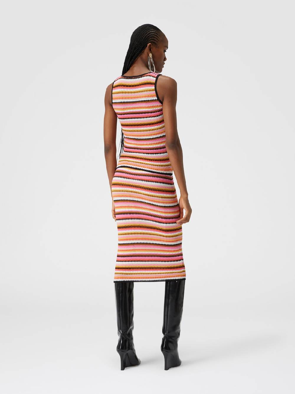 Missoni Gonna midi in cotone e viscosa zig zag Offerte