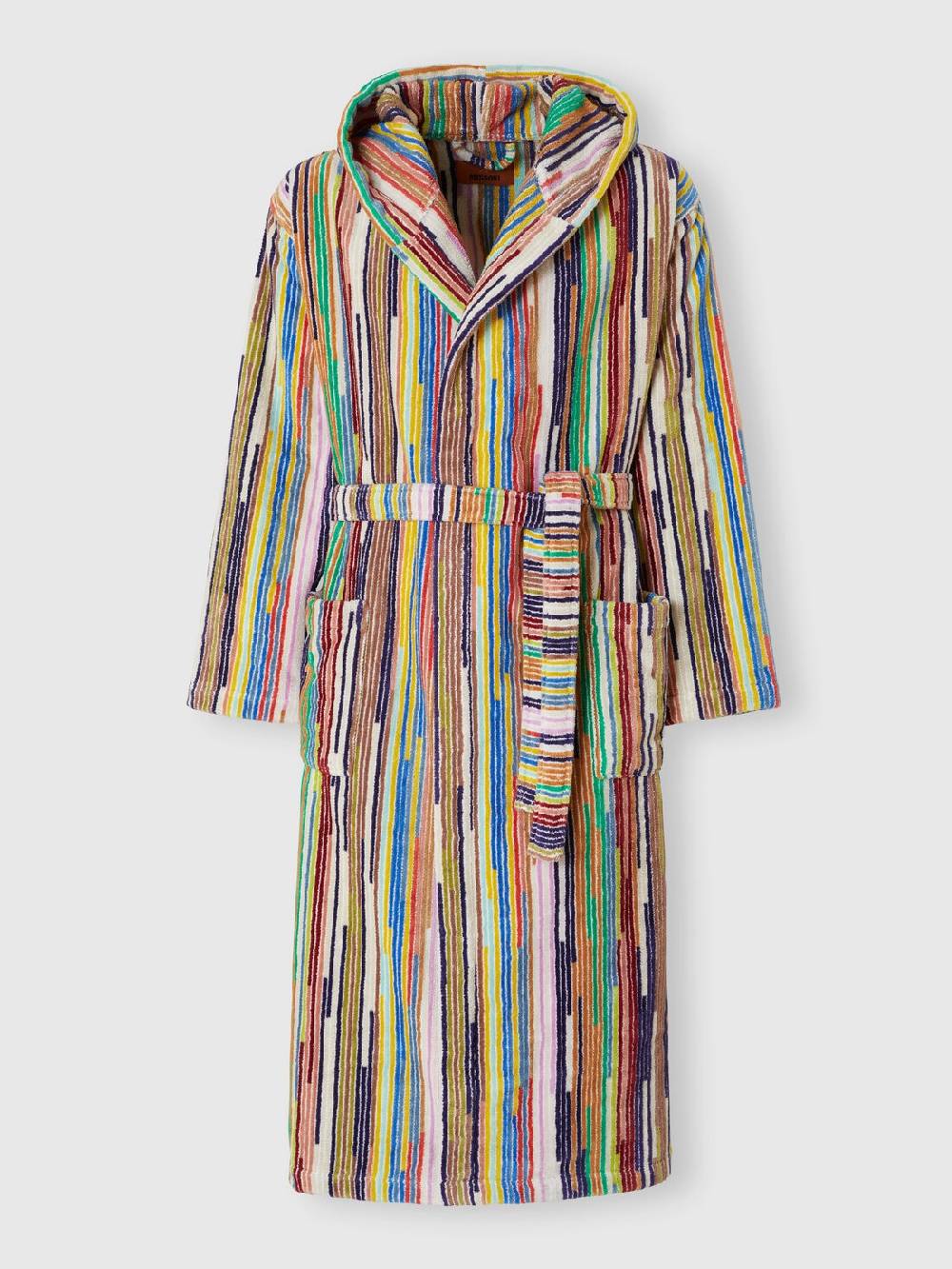 Missoni Accappatoio Melody in spugna di cotone a righe verticali Hotsell