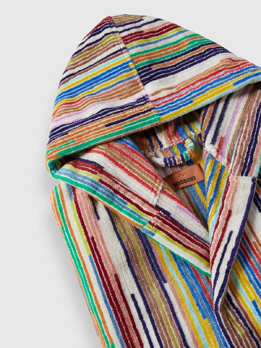 Missoni Accappatoio Melody in spugna di cotone a righe verticali Hotsell