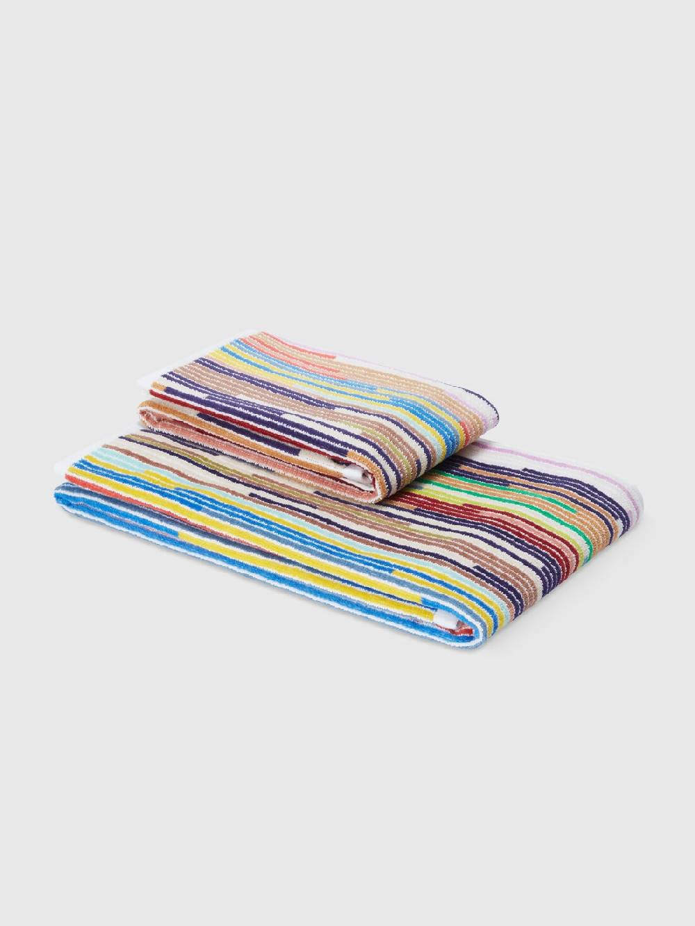 Missoni Set 2 pezzi di asciugamani da bagno Melody in spugna di cotone fiammata Vendita Economica