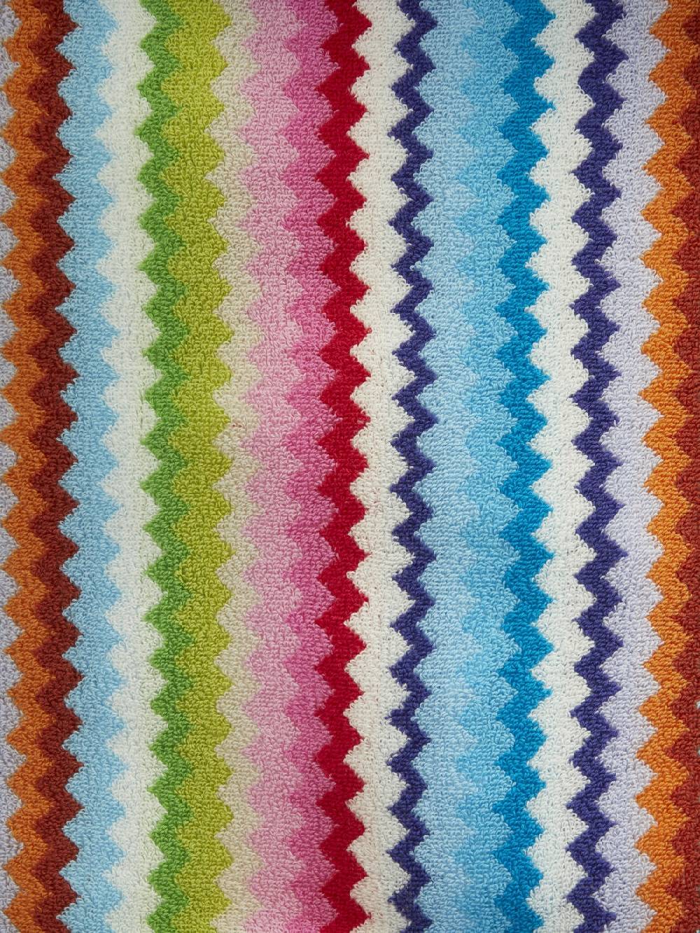 Missoni Accappatoio Riverbero in spugna di cotone zig zag Saldi Di Fabbrica
