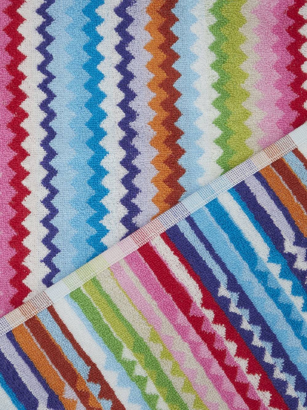 Missoni Set 5 pezzi di asciugamani da bagno Riverbero in spugna di cotone zig zag Vendite Flash