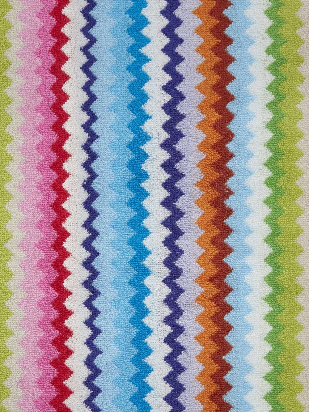 Missoni Set 3 pezzi di asciugamani da bagno Riverbero in spugna di cotone zig zag In Saldo