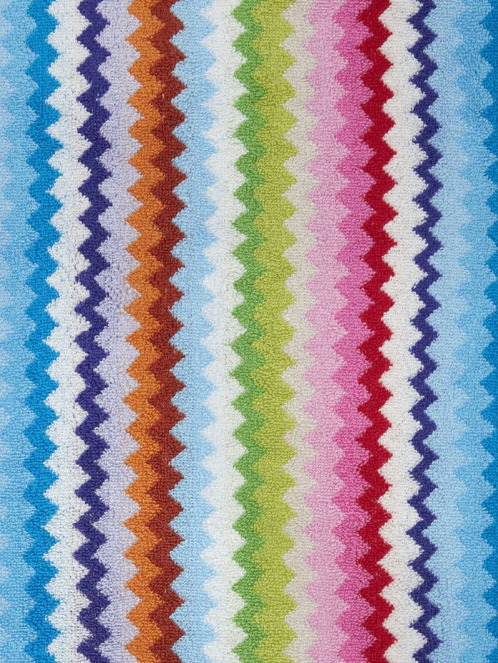 Missoni Telo da bagno 150x100 cm Riverbero in spugna di cotone zig zag Nuova