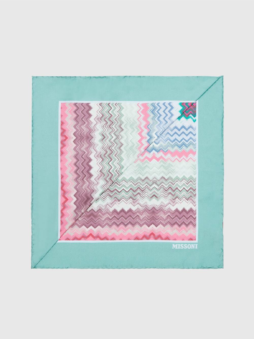 Missoni Foulard in seta con motivo zig zag Promozione