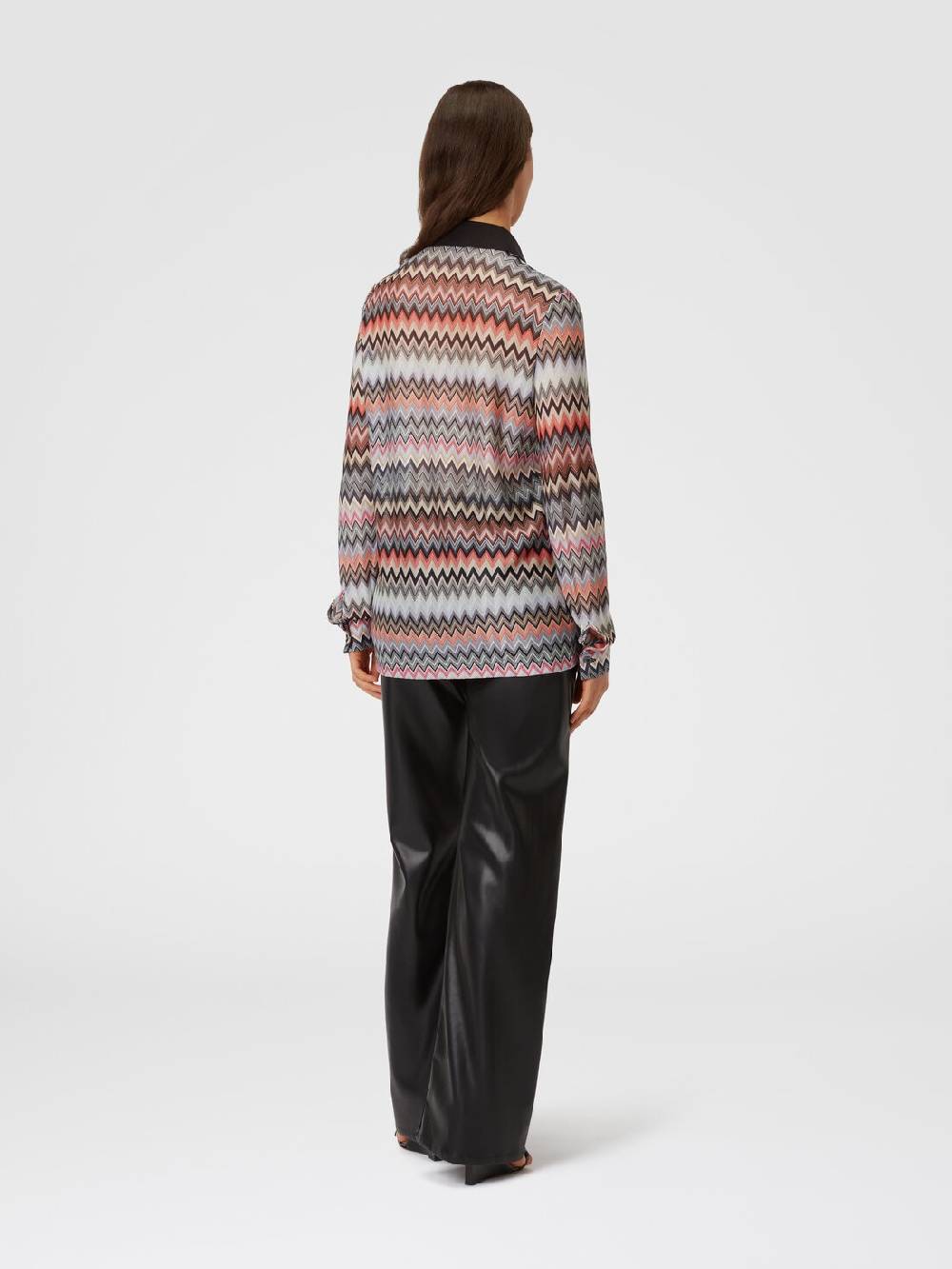 Missoni Camicia in cotone e viscosa zig zag Spedizione Gratuita