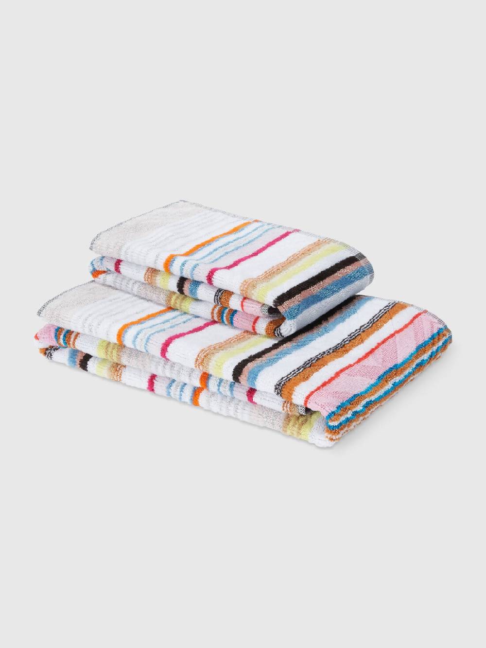 Missoni Set 2 pezzi di asciugamani da bagno Moonshadow in spugna di cotone con lurex Consegna Veloce
