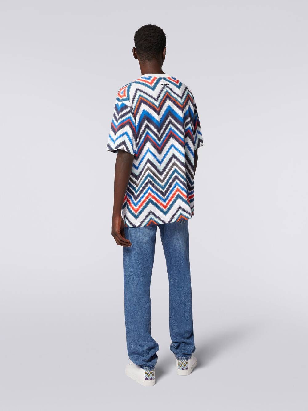 Missoni T-shirt oversize in cotone zig zag Promozione Limitata