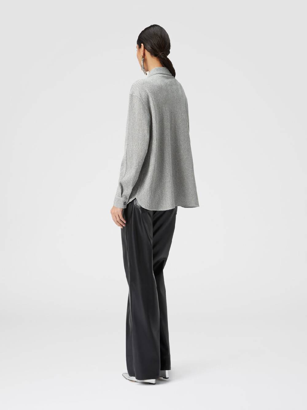 Missoni Camicia oversize in cotone e viscosa lamé Convenienza