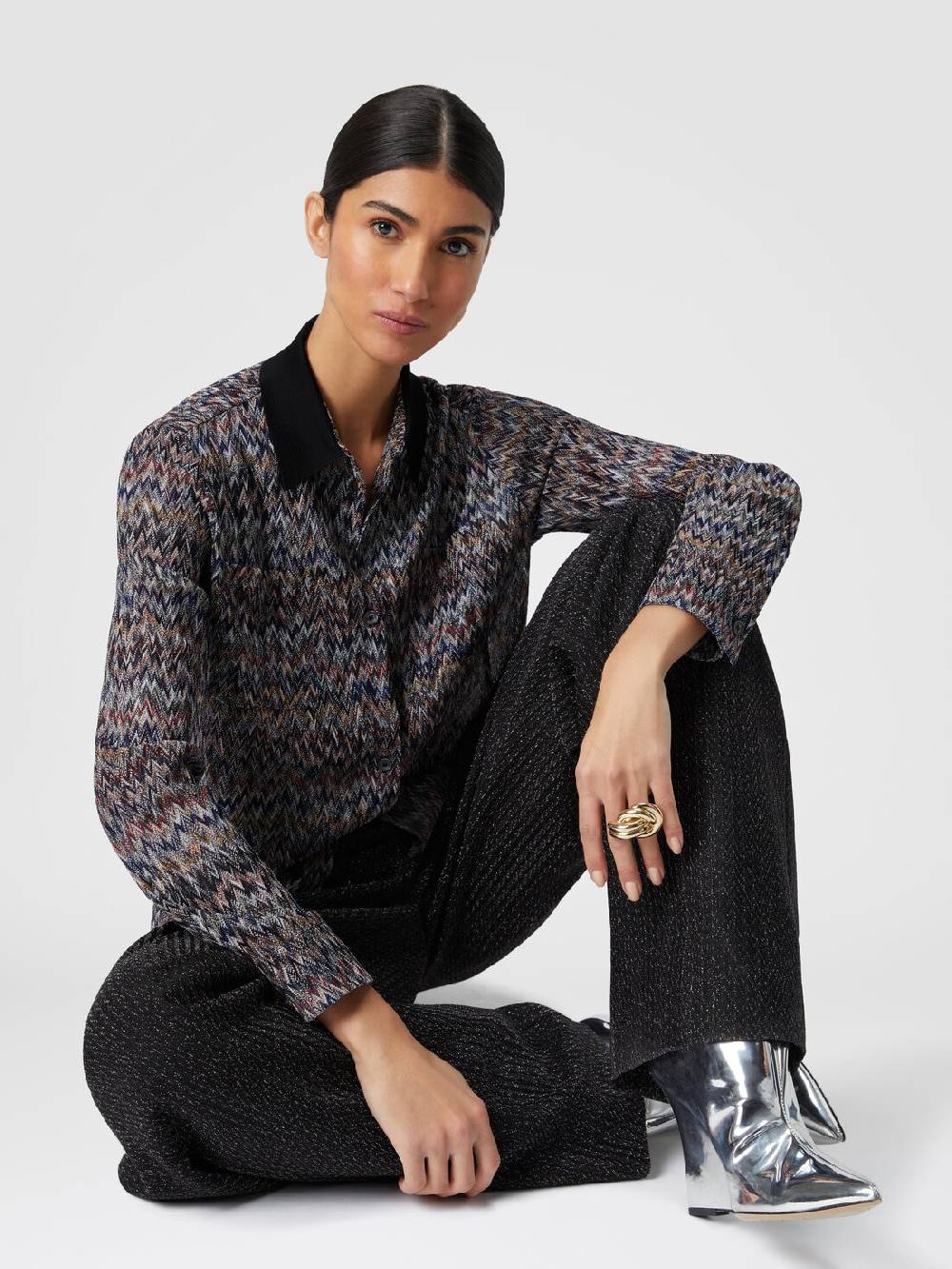 Missoni Camicia in misto viscosa lamé Novità
