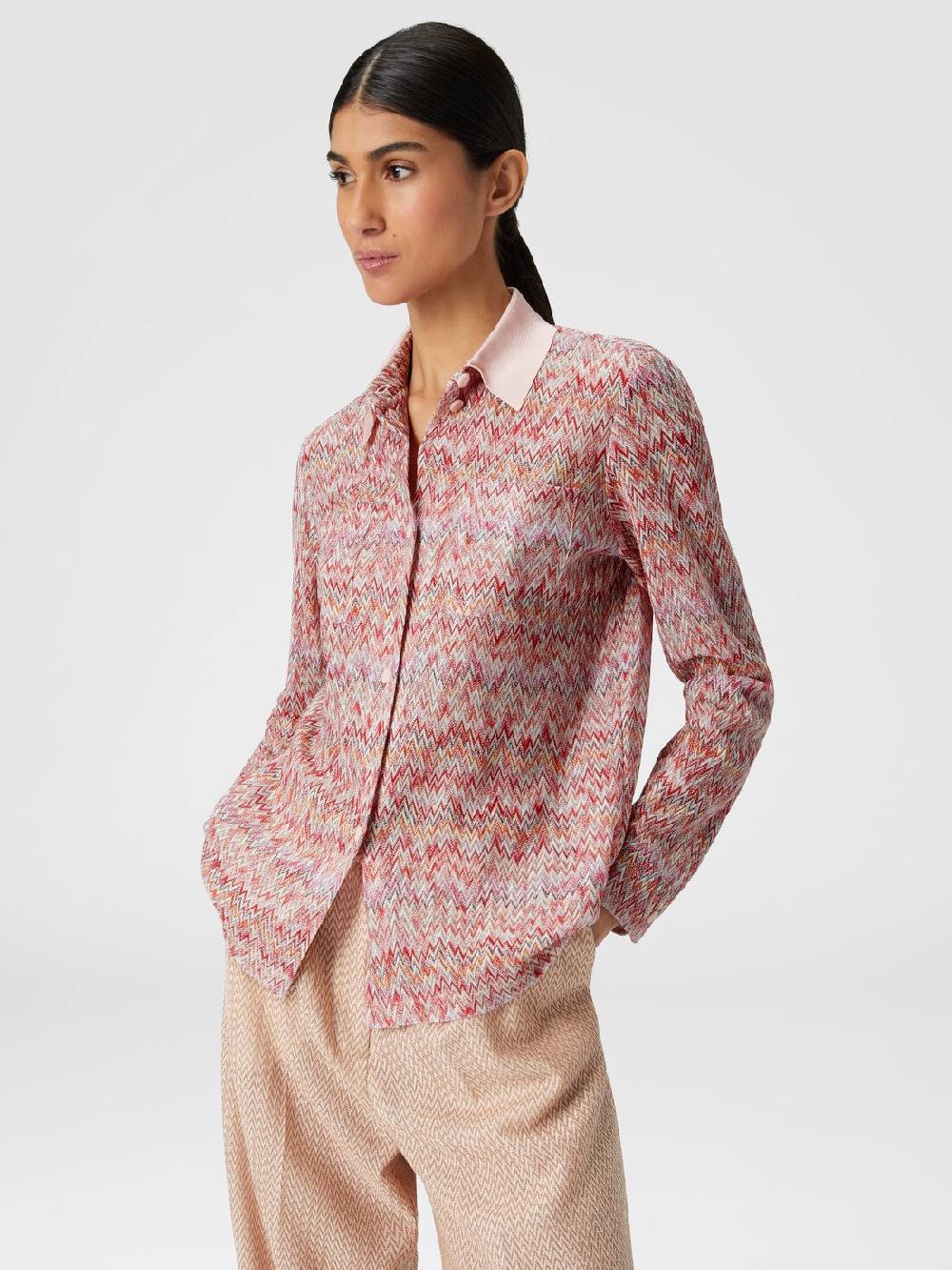 Missoni Camicia in misto viscosa lamé Offerta