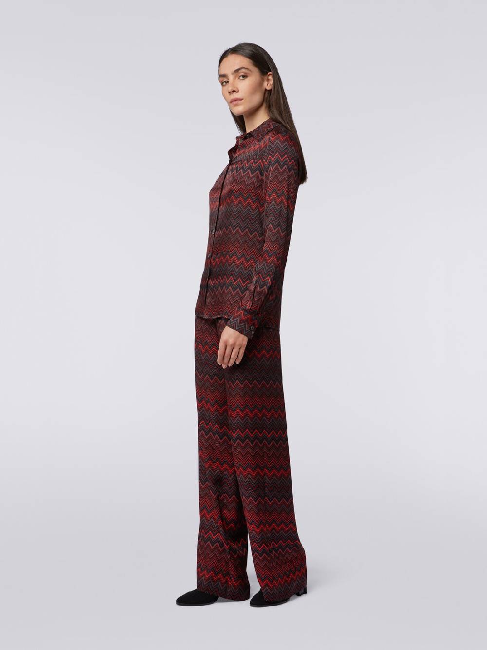 Missoni Camicia in viscosa jacquard a zig zag Economico