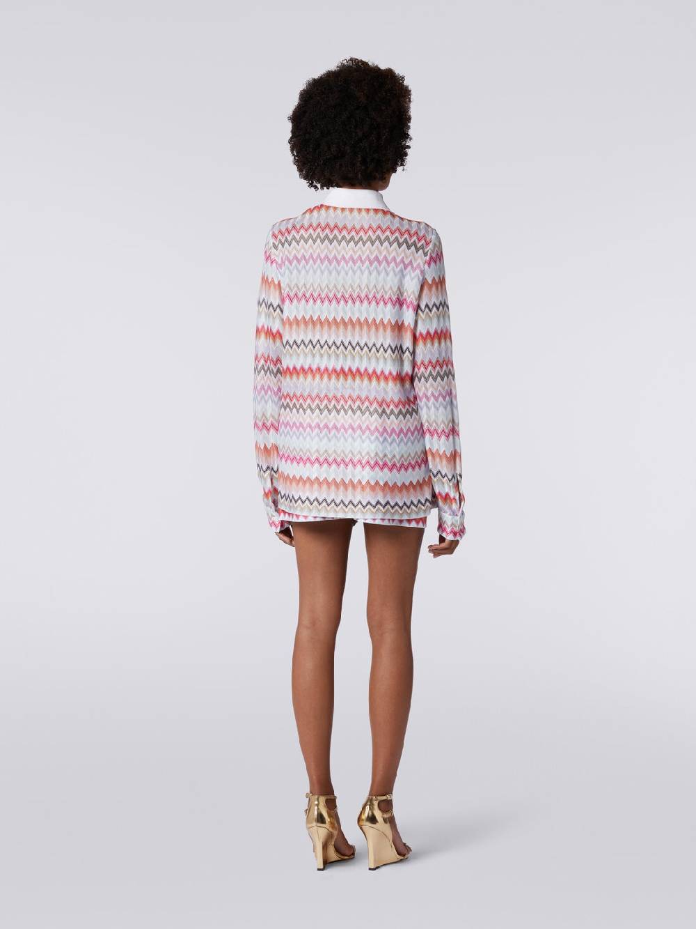Missoni Camicia in cotone e viscosa zig zag Online