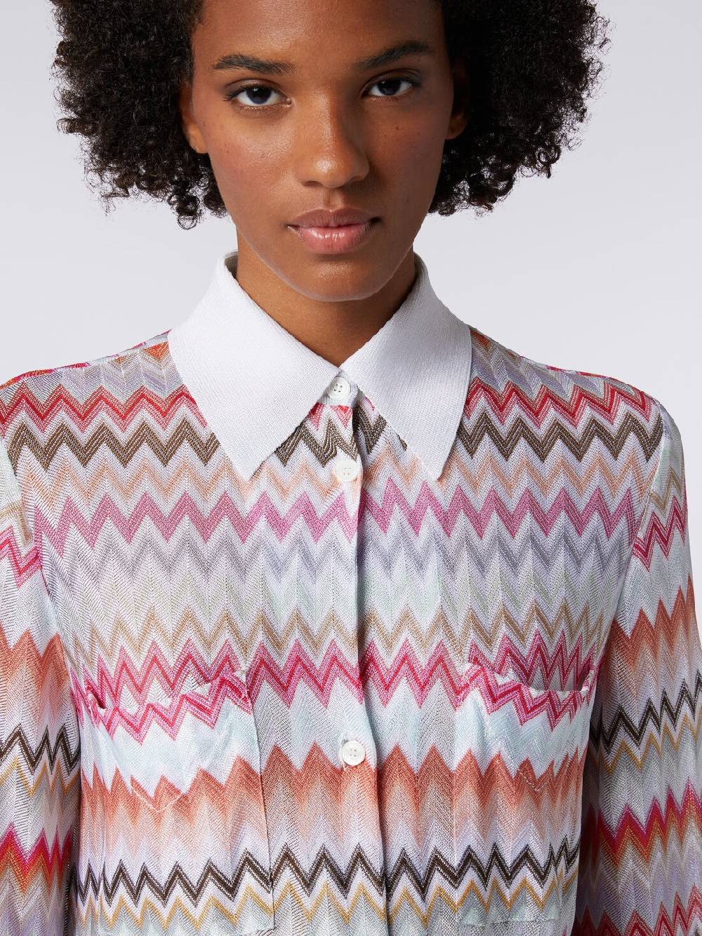 Missoni Camicia in cotone e viscosa zig zag Online