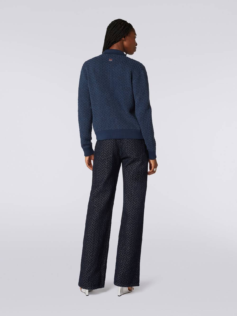 Missoni Bomber in cotone e nylon con zip Outlet