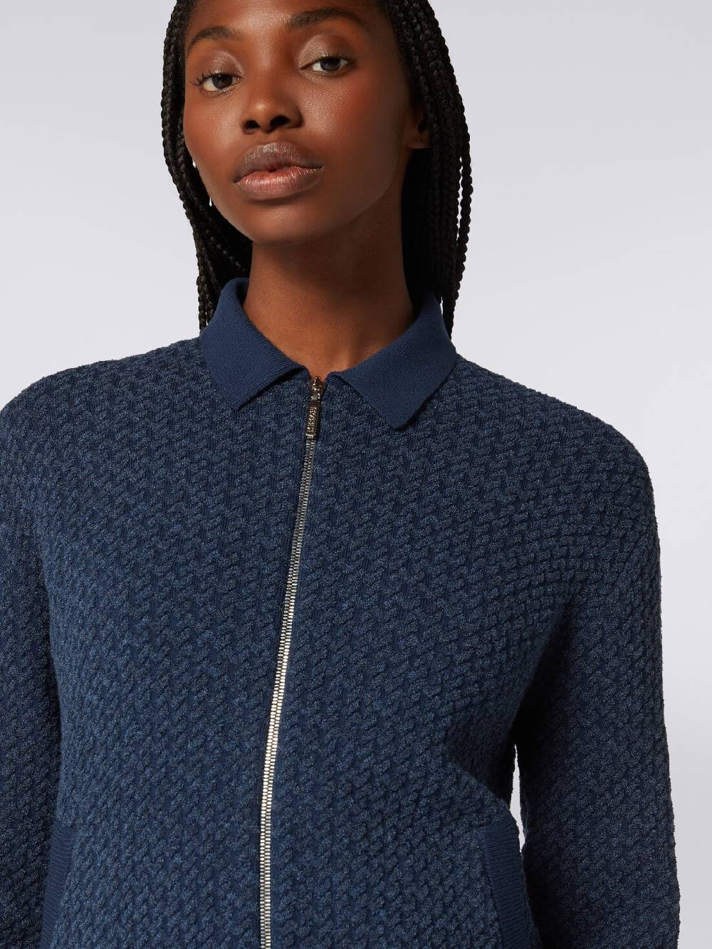 Missoni Bomber in cotone e nylon con zip Outlet