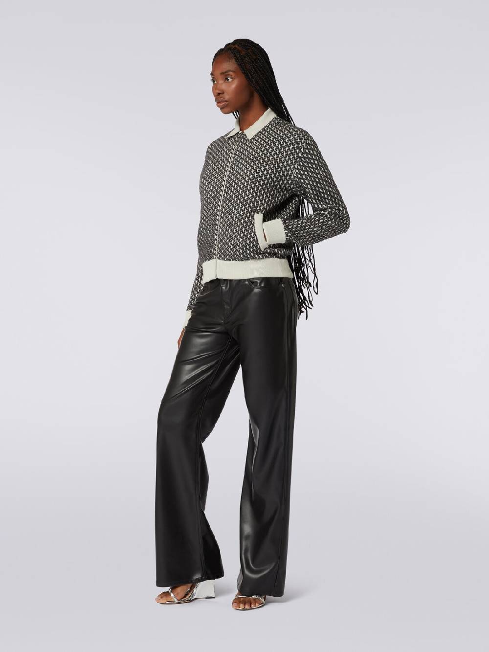 Missoni Bomber in cotone e nylon con zip In Vendita