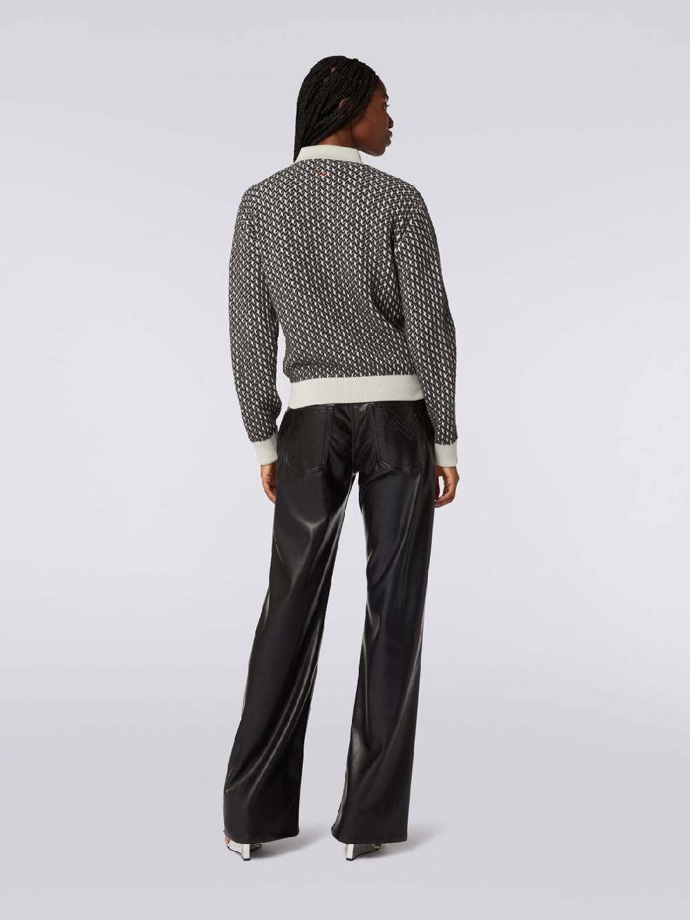 Missoni Bomber in cotone e nylon con zip In Vendita