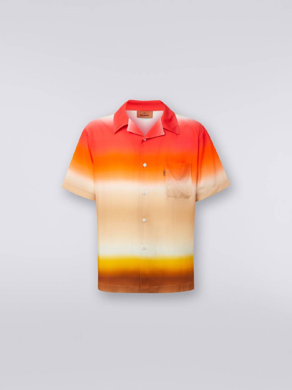 Missoni Camicia a maniche corte in viscosa dégradé Hotsell