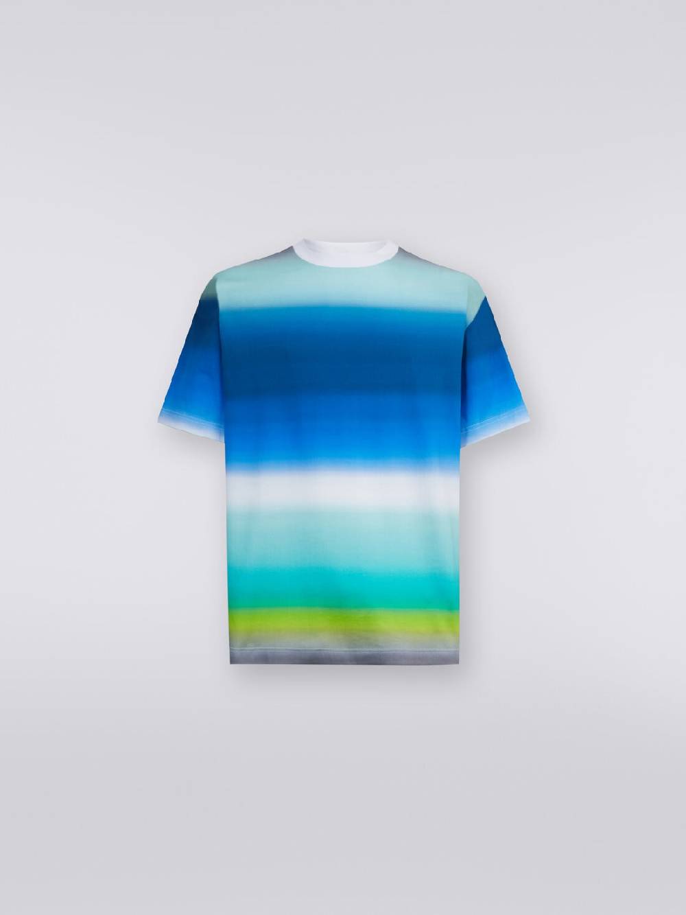 Missoni T-shirt oversize in cotone con stampa dégradé Vendita Economica