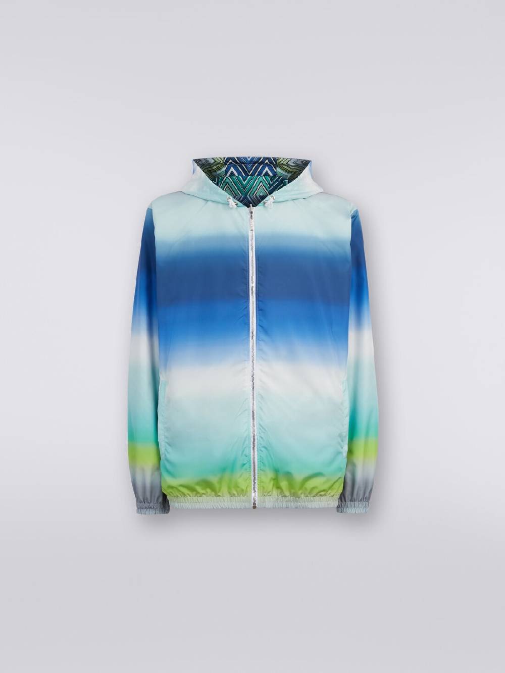 Missoni Giacca a vento reversibile in tessuto zig zag dégradé I Più Venduti