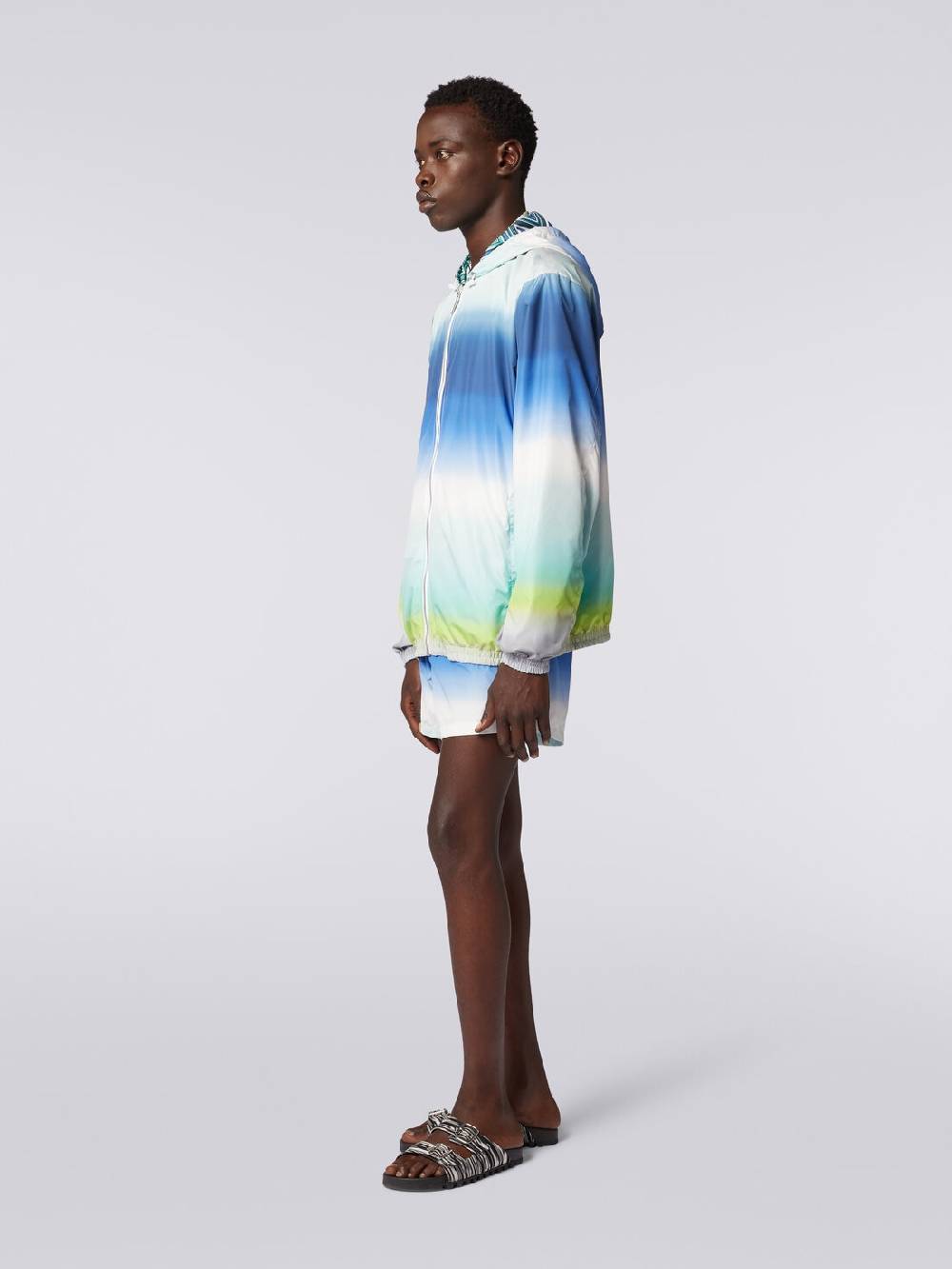 Missoni Giacca a vento reversibile in tessuto zig zag dégradé I Più Venduti