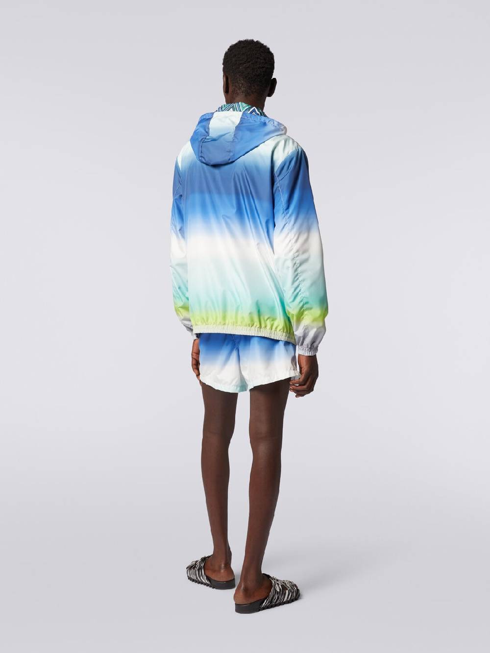 Missoni Giacca a vento reversibile in tessuto zig zag dégradé I Più Venduti