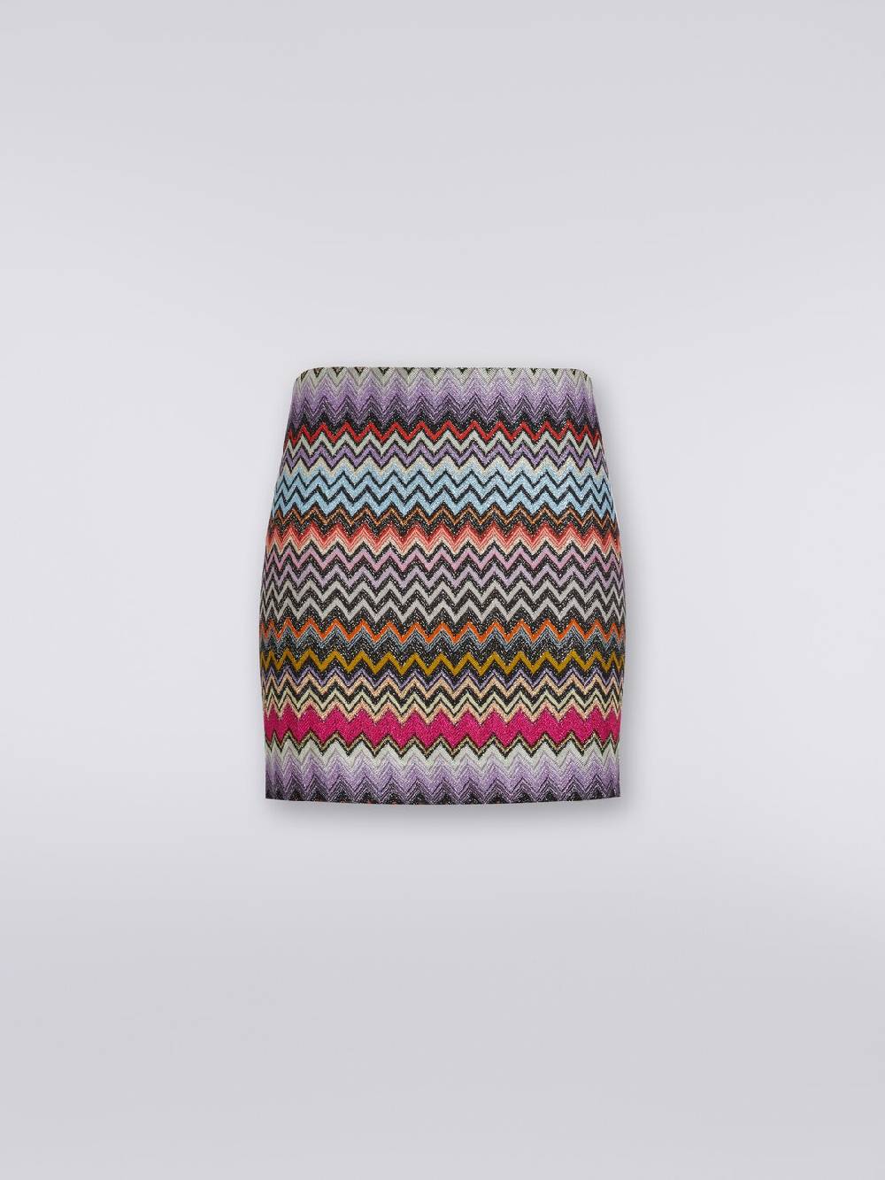 Missoni Minigonna in viscosa zig zag con lurex Moda
