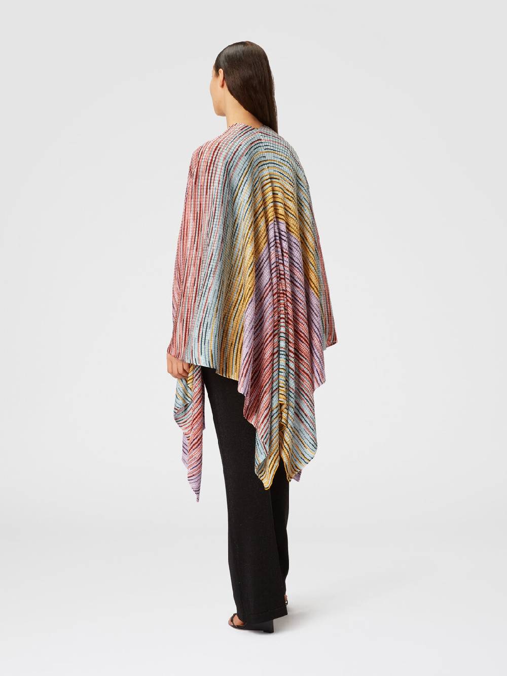 Missoni Mantella in maglia di misto viscosa fiammata 2025