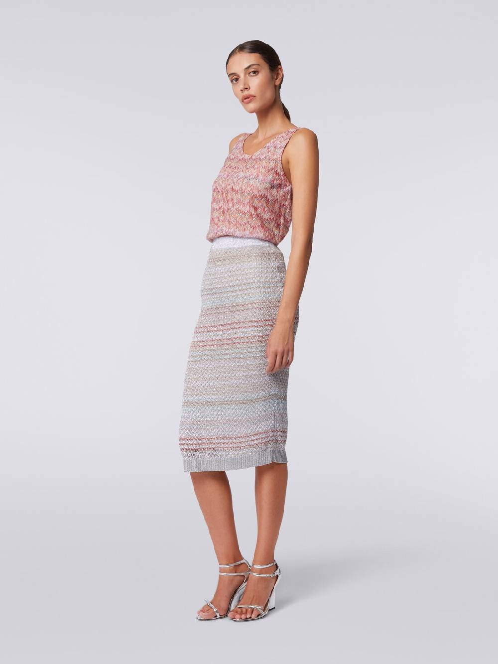 Missoni Gonna midi in misto viscosa con paillettes Acquista Ora