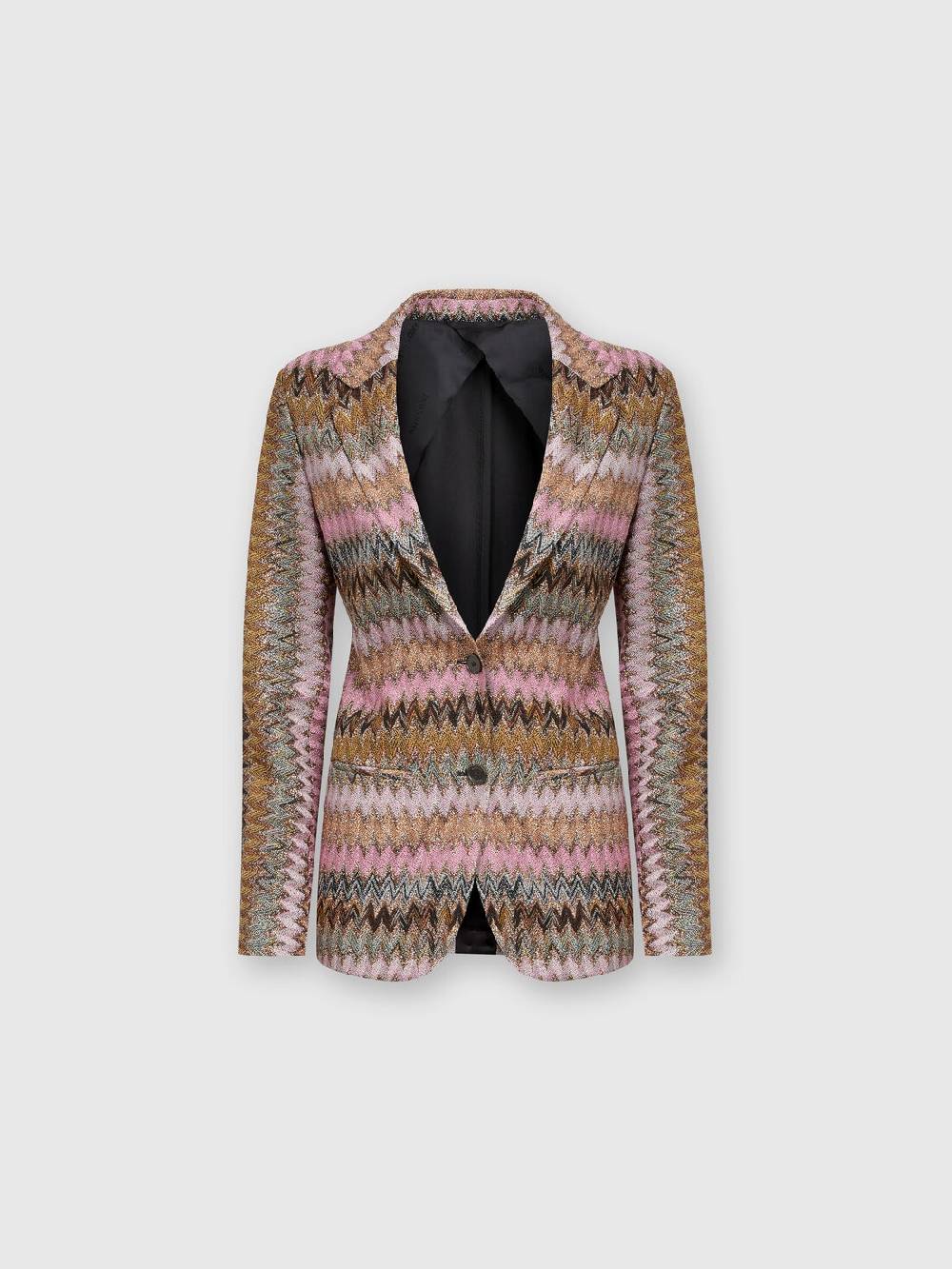 Missoni Blazer in maglia di viscosa chevron lamé Shopping Online