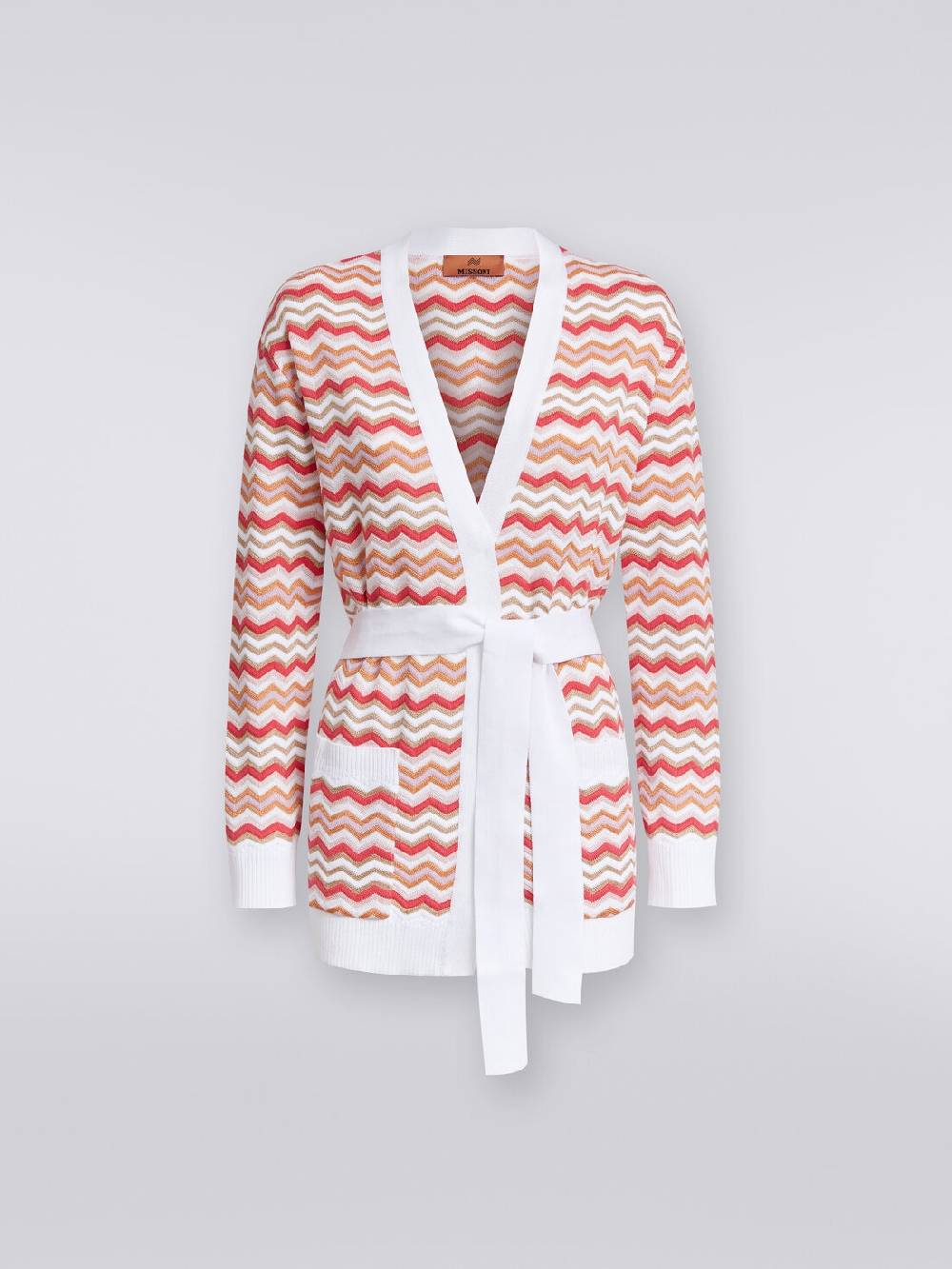 Missoni Cardigan in maglia di cotone e viscosa zig zag Sconto