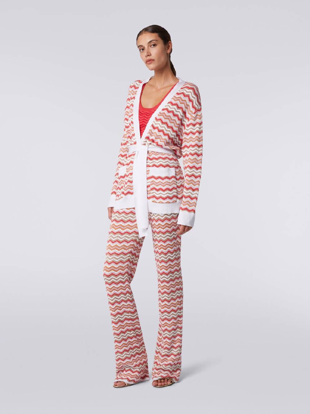 Missoni Cardigan in maglia di cotone e viscosa zig zag Sconto