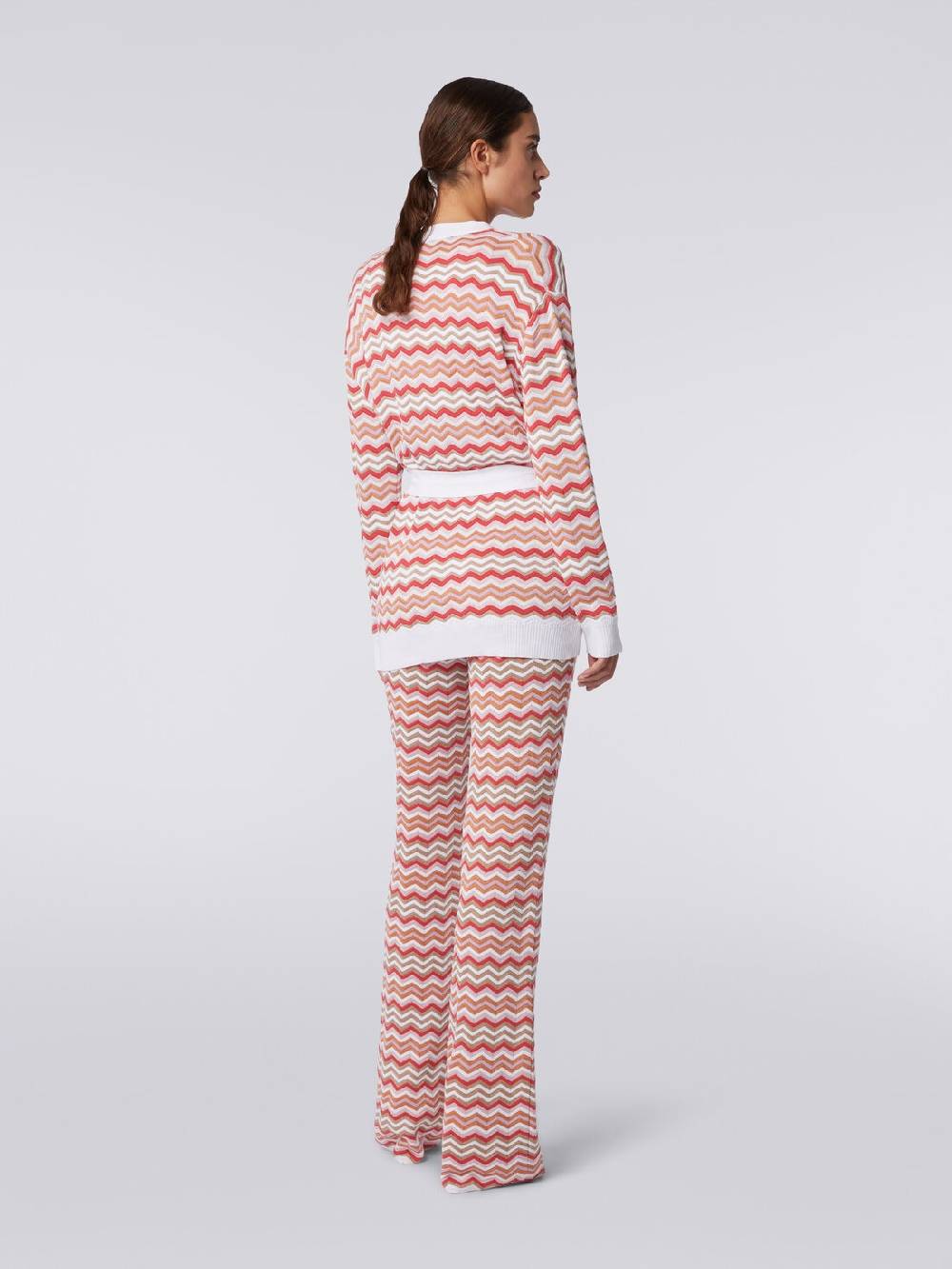 Missoni Cardigan in maglia di cotone e viscosa zig zag Sconto