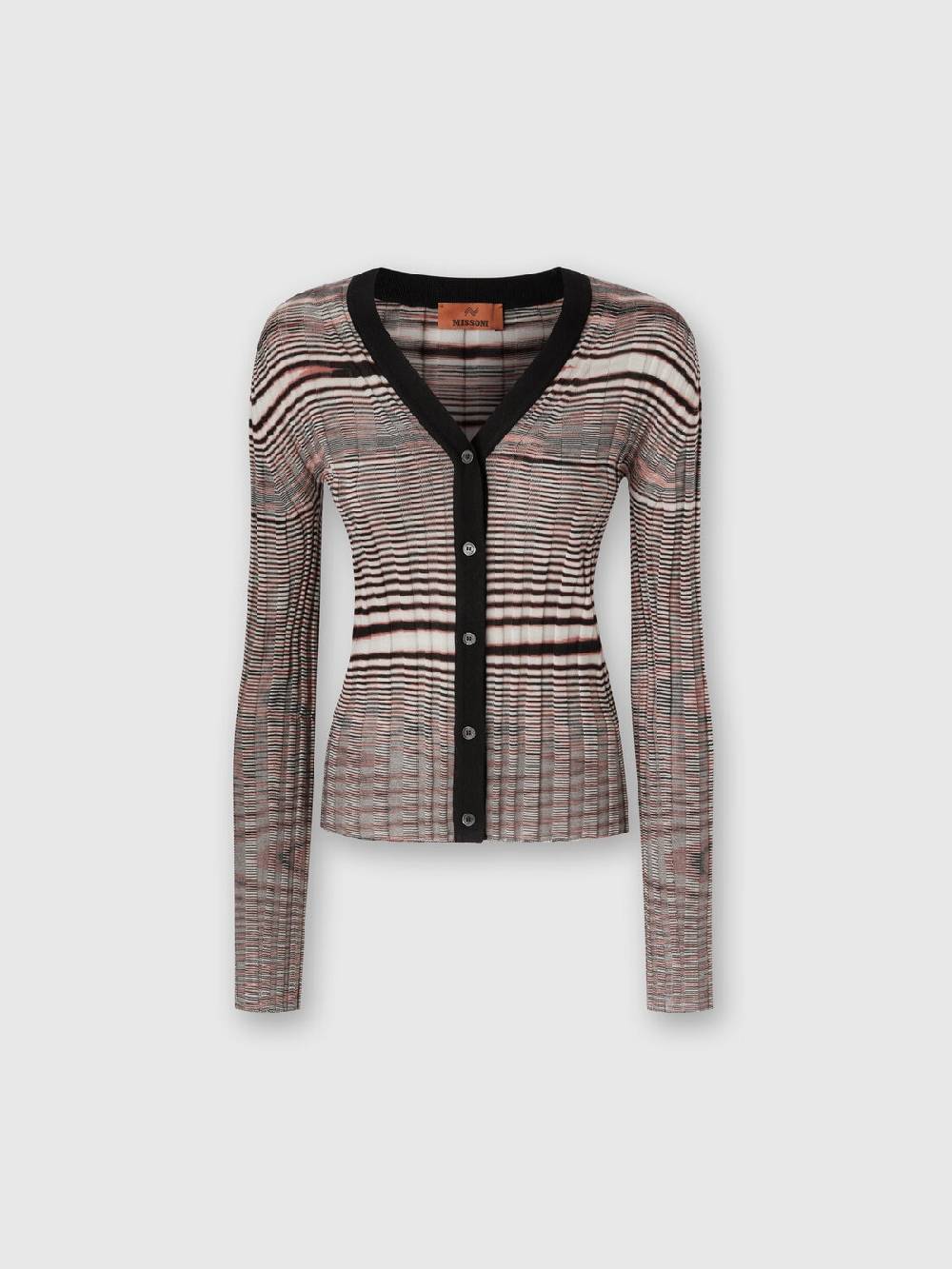Missoni Cardigan a costine in cashmere e seta fiammata Offerta