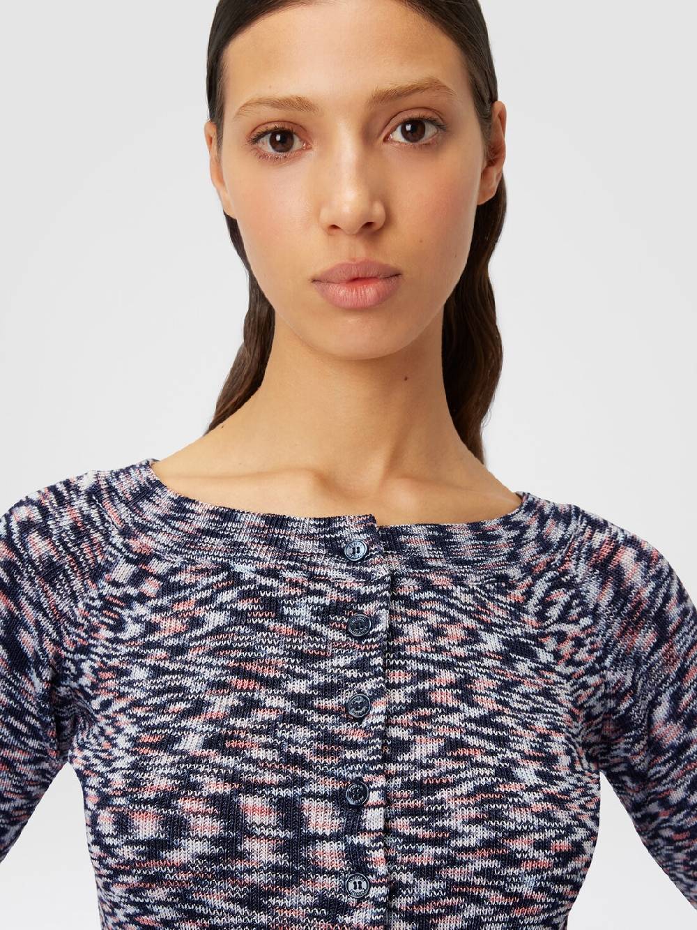 Missoni Cardigan corto in misto viscosa fiammata Online