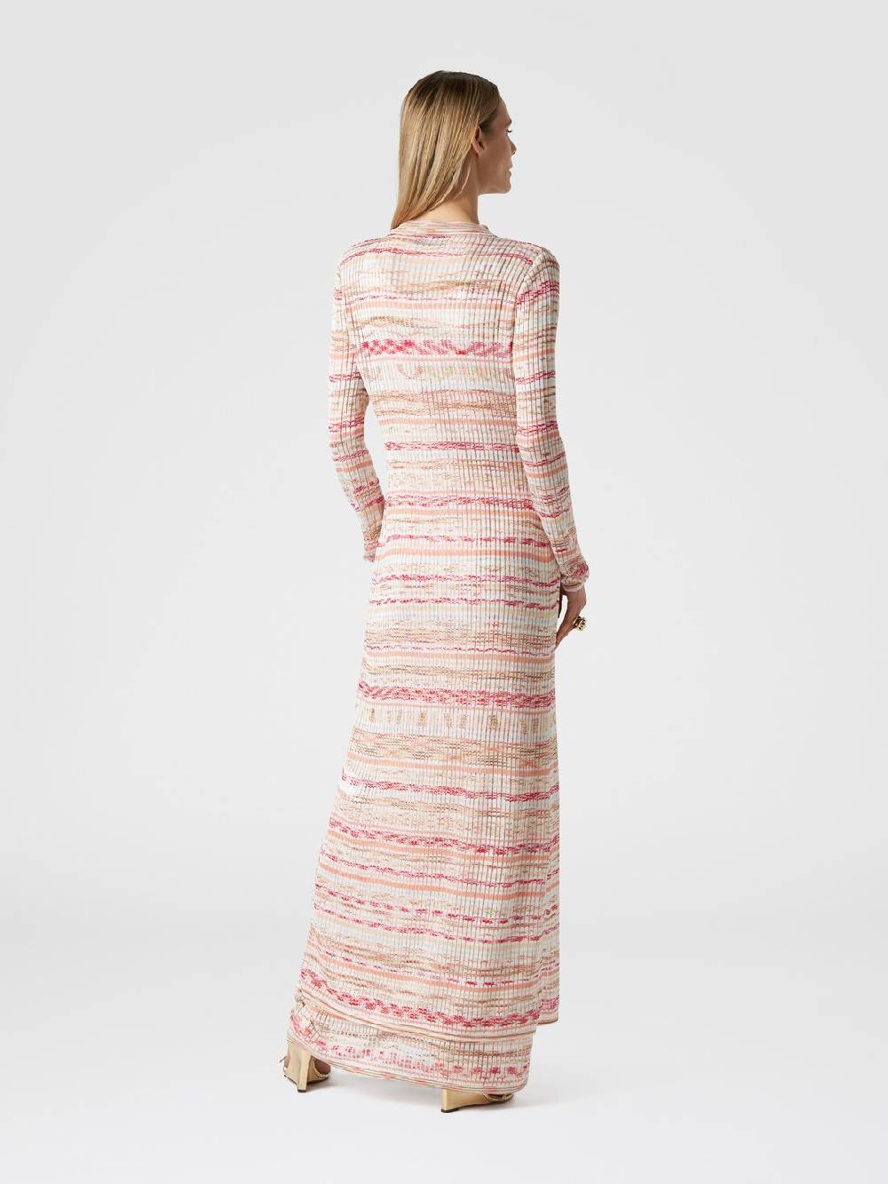 Missoni Cardigan lungo a costine in viscosa fiammata Offerte