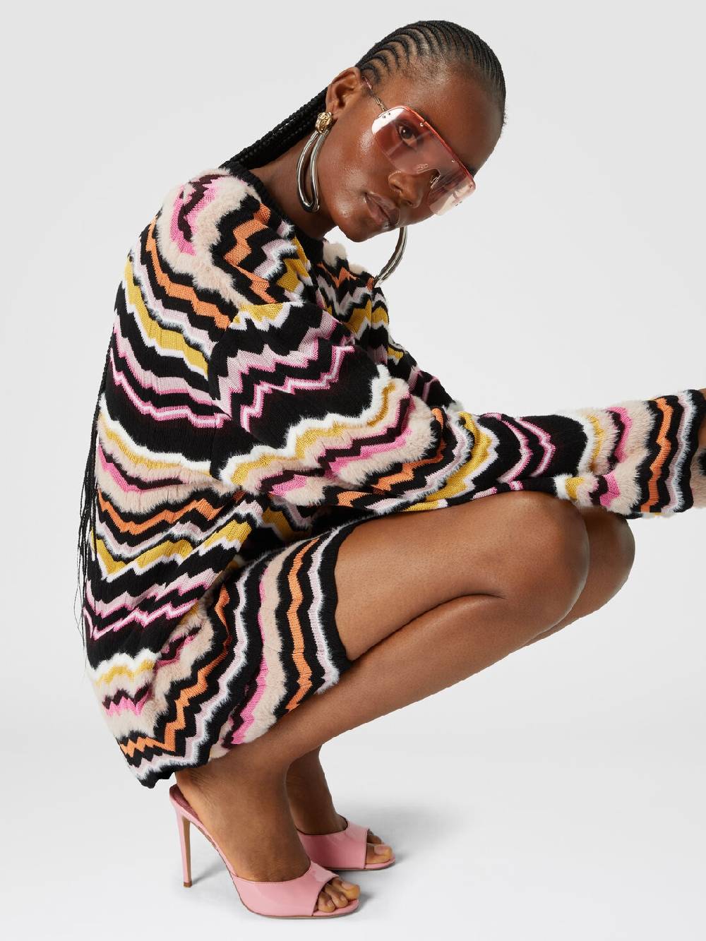 Missoni Minigonna con motivo greca zig zag 50% di sconto con spedizione gratuita