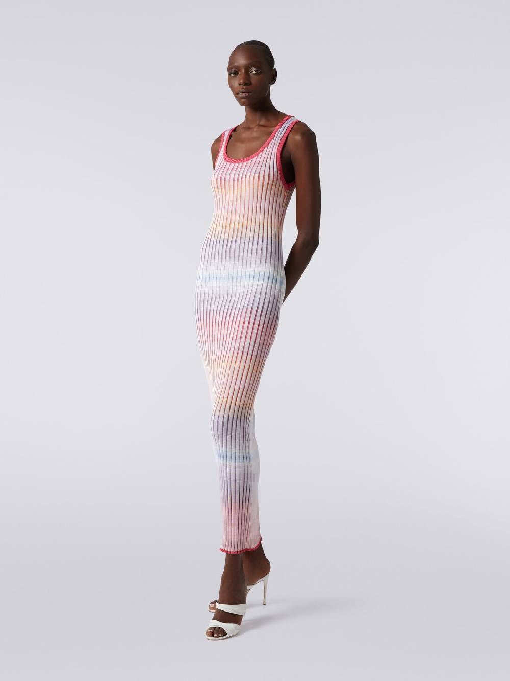 Missoni Abito lungo in viscosa a coste Italy