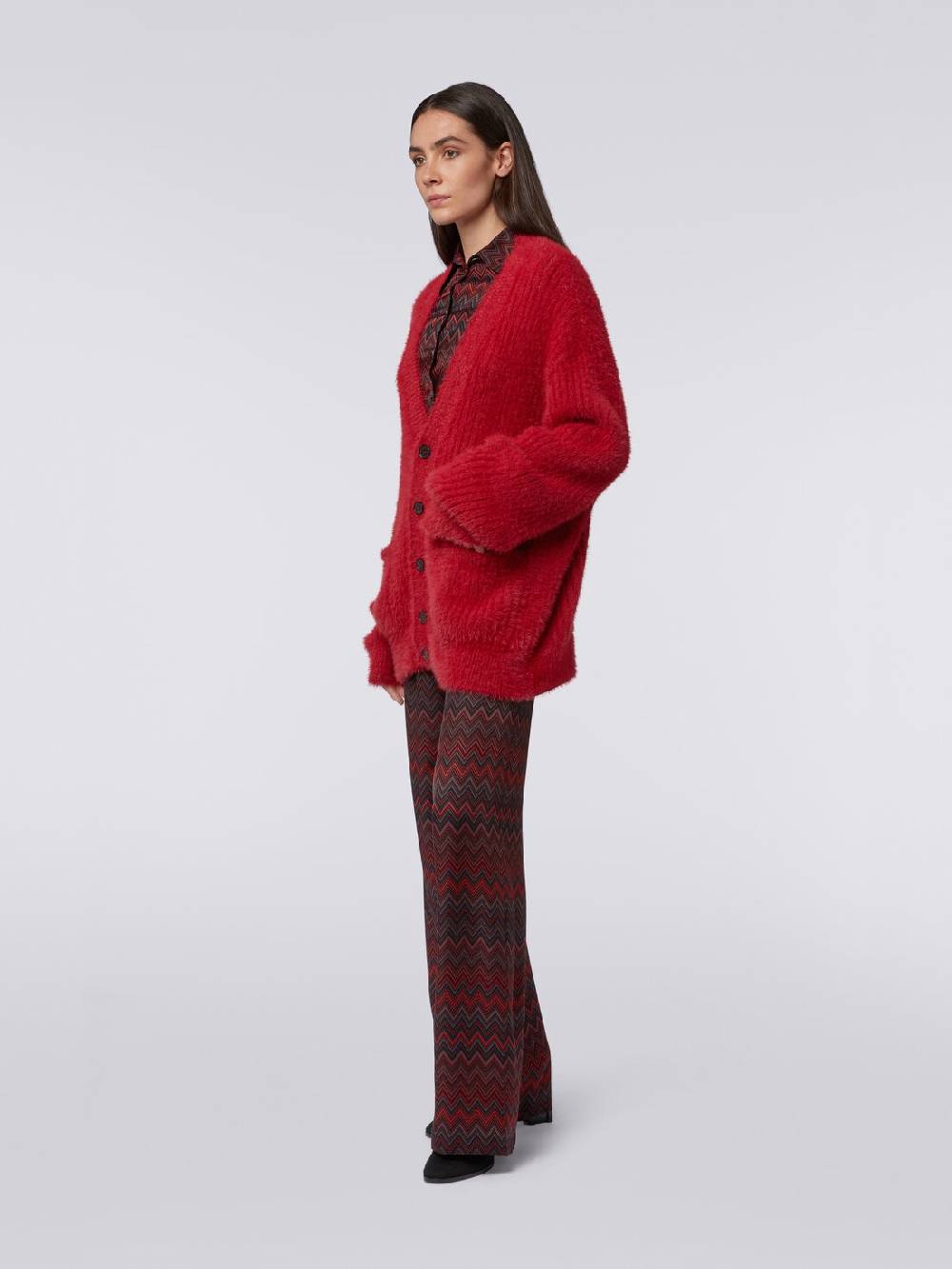 Missoni Cardigan oversize in misto lana effetto pelo Duty-free