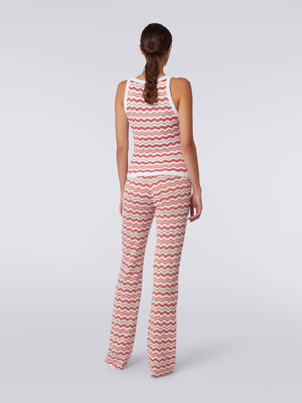 Missoni Canottiera in maglia di cotone e viscosa zig zag Qualità Garantita