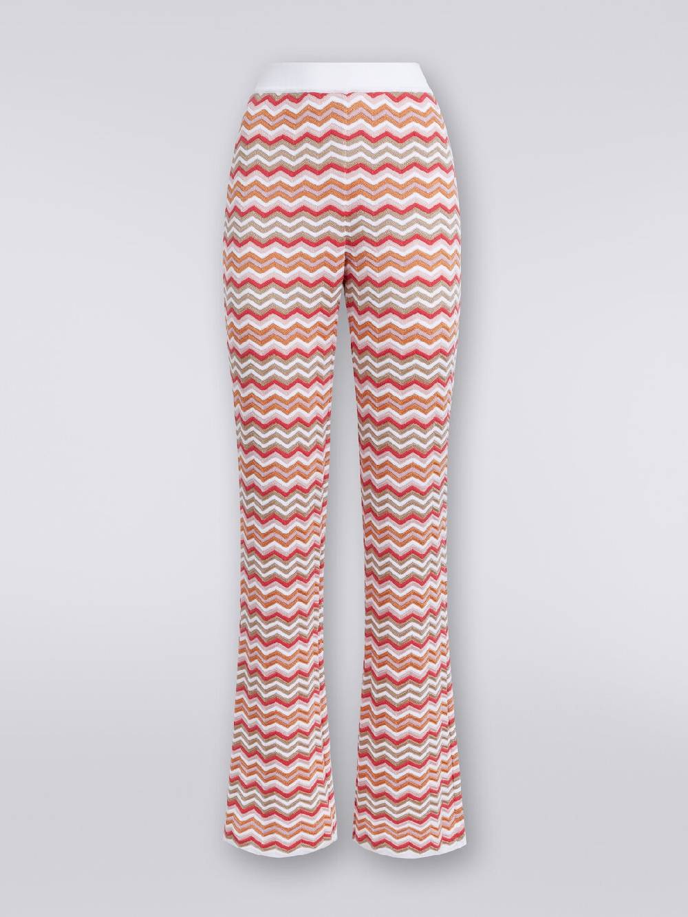 Missoni Pantaloni in maglia di cotone e viscosa zig zag Negozi Online