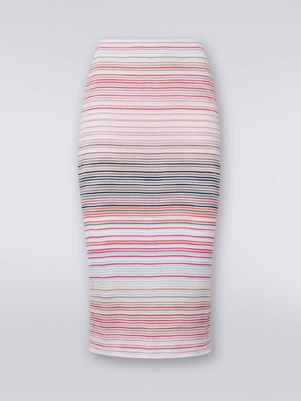 Missoni Gonna midi in cotone e viscosa a righe Consegna Veloce