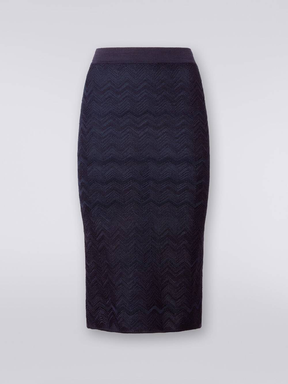 Missoni Gonna midi in viscosa e lana chevron Outlet