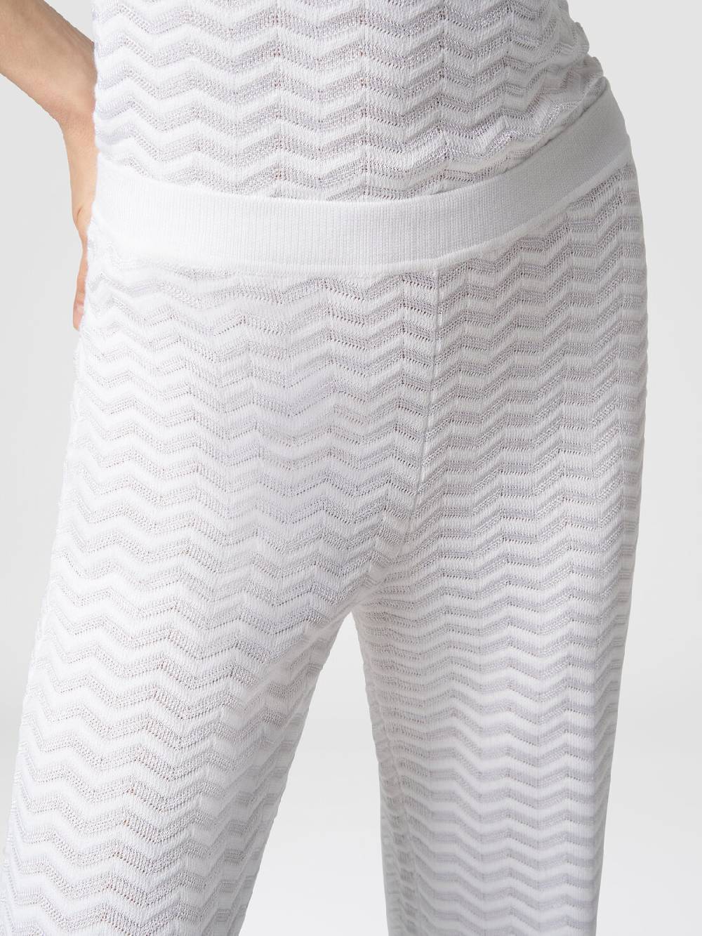 Missoni Pantaloni in maglia zig zag Spedizione gratuita