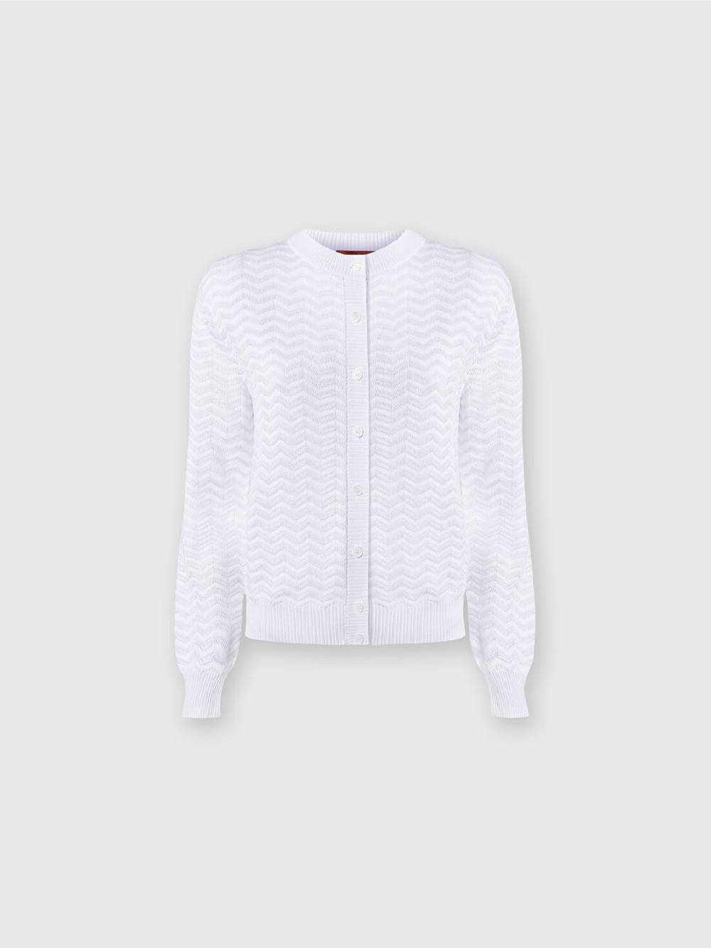 Missoni Cardigan in maglia di viscosa e cotone chevron Qualità