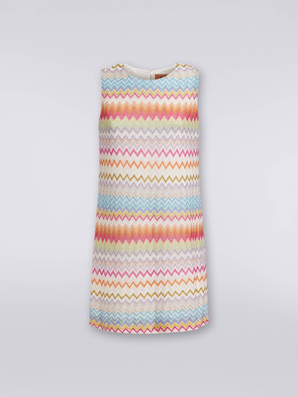 Missoni Abito a sacchetto in viscosa zig zag con lurex Vendita
