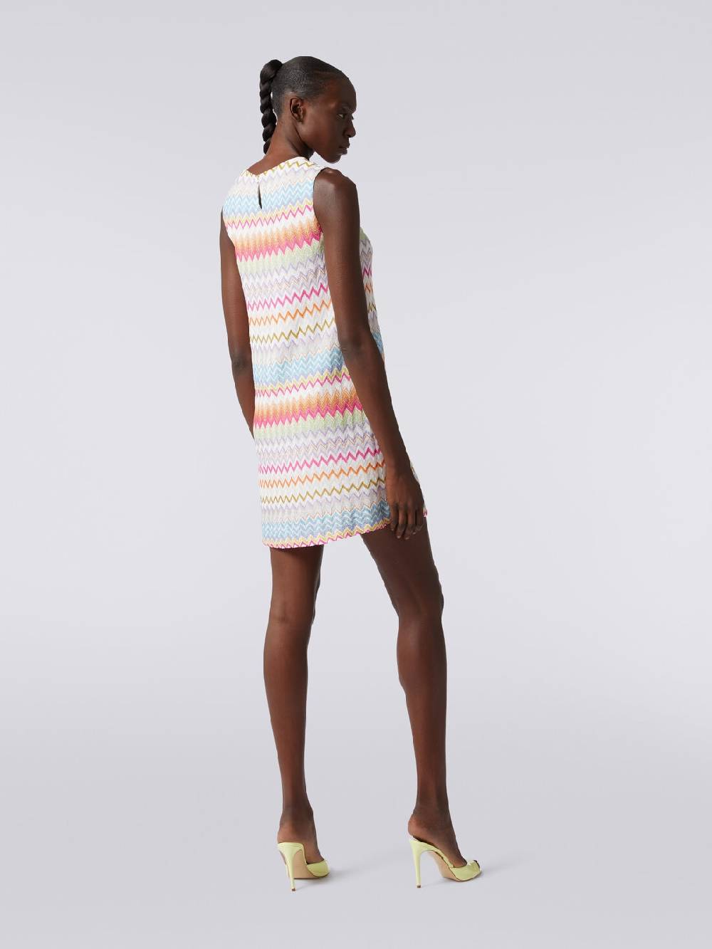 Missoni Abito a sacchetto in viscosa zig zag con lurex Vendita