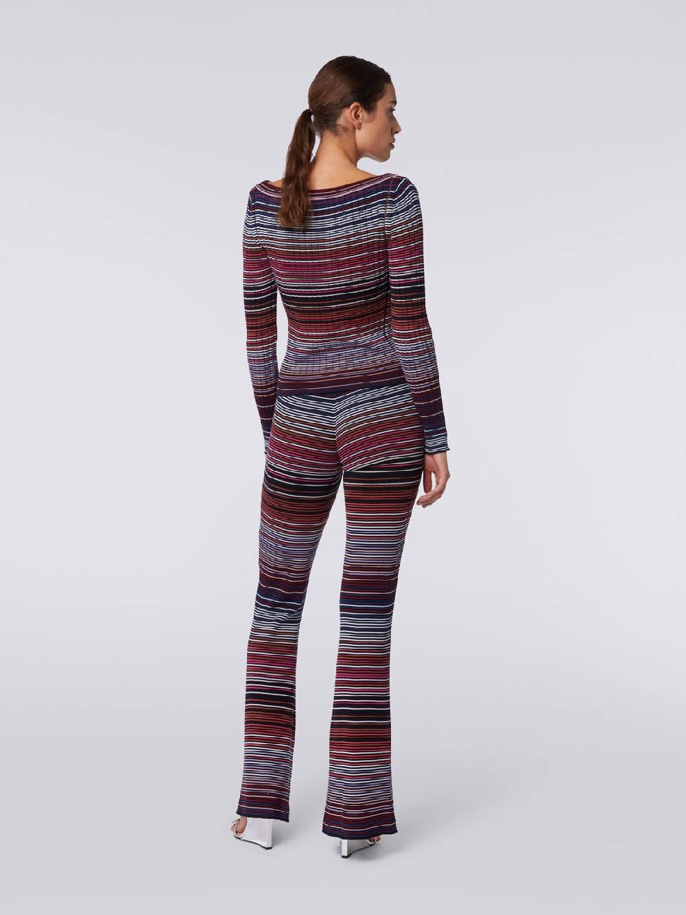 Missoni Pullover in cotone e viscosa a righe Pezzi Unici